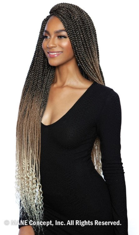 Mane Concept Afri Naptural Crochet Braid 3x Ivy Box Braid 32" BOX311 - Elevate Styles
