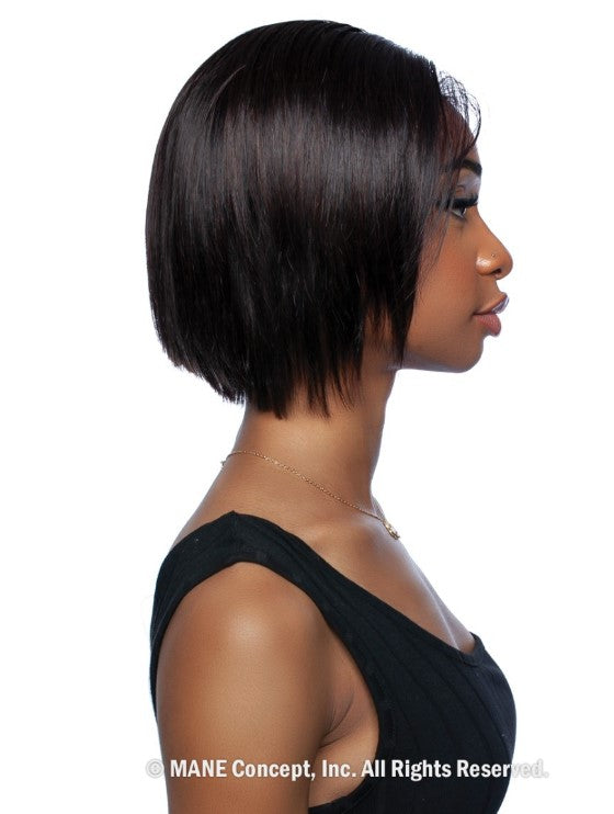 Mane Concept Trill 11A 13"x4" Ear to Ear Deep Lace Front Wig Straight Bob 10" TRE2107 - Elevate Styles