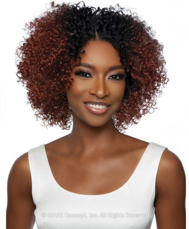 Mane Concept Brown Sugar HD 13x4 Lace Skin 09 Sweet Fab Glueless Front Wig - BSSB235
