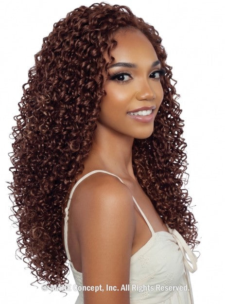Botaniq Mega Brazilian Water Wave Human Hair Blend Weave MBWT