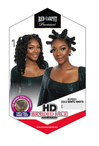 Mane Concept Red Carpet HD Full Lace Braided Wig - RCFB201 ZULU BANTU KNOTS - Elevate Styles