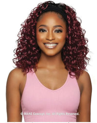Thumbnail for Mane Concept Brown Sugar Switch Up 07 Headband Wig with Detachable Bang BSSU107