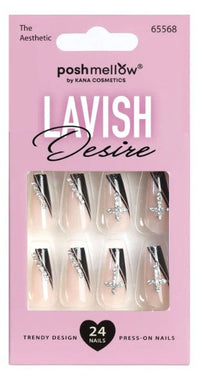 Thumbnail for Poshmellow Lavish Desire Press-On Nails – The Aesthetic 65568 - Elevate Styles