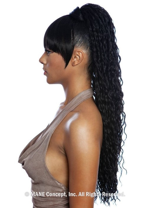 Mane Concept Yellow Tail Bang and Pony Tail Riri 28" YTBT08 - Elevate Styles