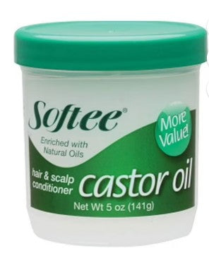 Softee Castor Oil Hair & Scalp Conditioner – 5 oz - Elevate Styles