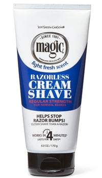 Thumbnail for Magic Razorless Cream Shave – Regular Strength (Light Fresh Scent) – 6 oz - Elevate Styles