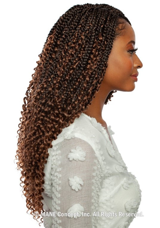 Mane Concept Afri Naptural Crochet Braid 3x Boho Box Braid 18" BOX312 - Elevate Styles