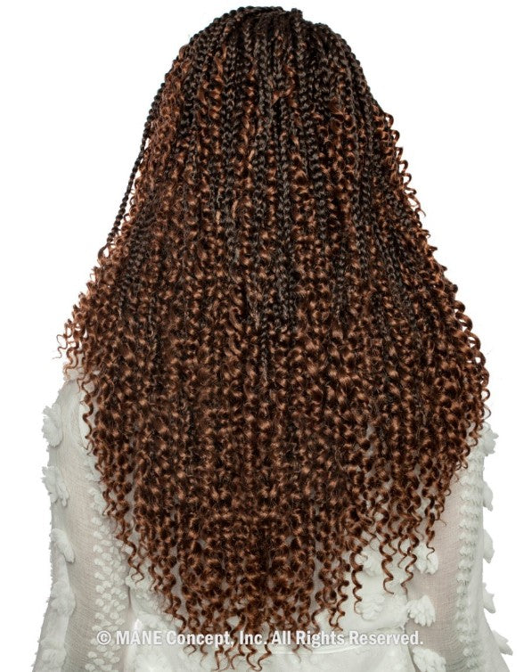 Mane Concept Afri Naptural Crochet Braid 3x Boho Box Braid 18" BOX312 - Elevate Styles