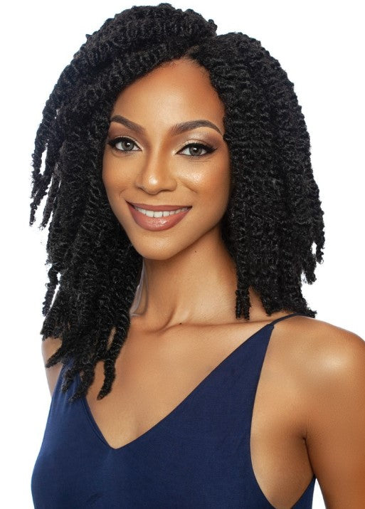 Mane Concept Afri Naptural Crochet Braid 3x Afro Spring Twist 16" TWB310 - Elevate Styles