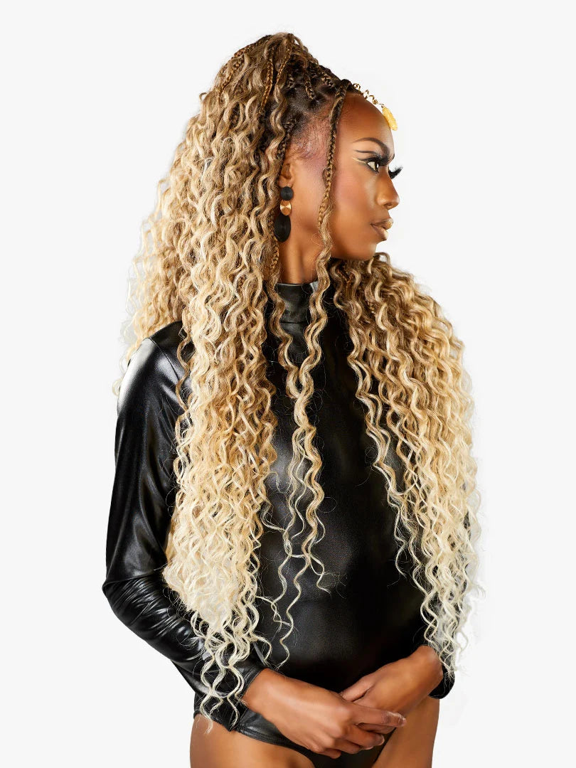 Sensationnel Strand X Full Hand Tied Braided Lace Wig Unit 1 - Elevate Styles