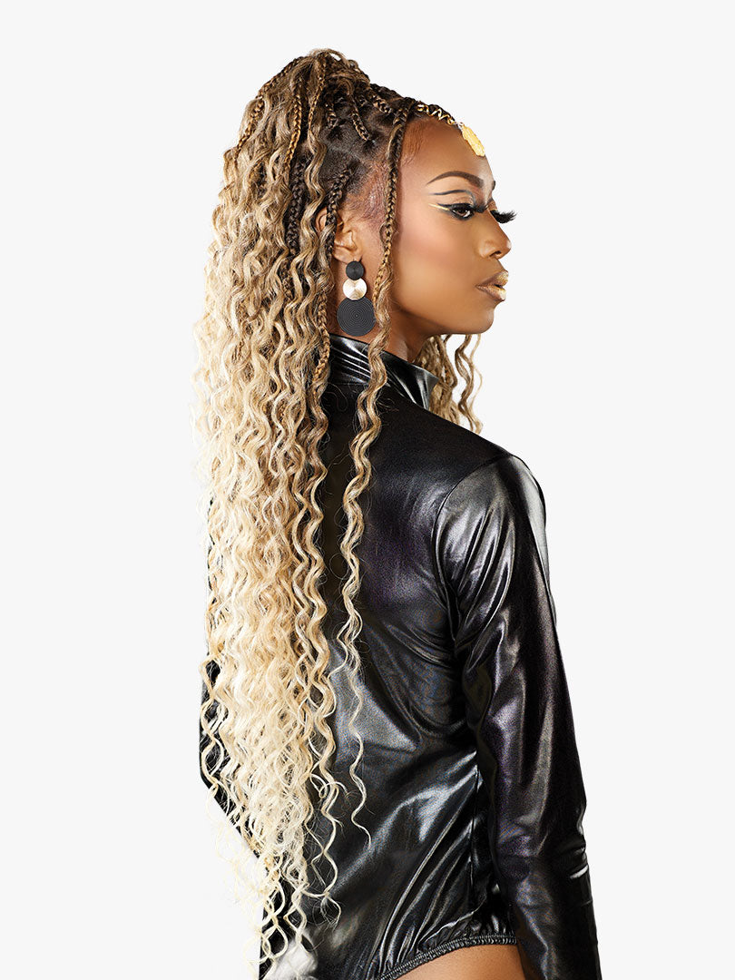 Sensationnel Strand X Full Hand Tied Braided Lace Wig Unit 1 - Elevate Styles