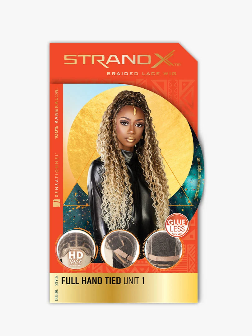 Sensationnel Strand X Full Hand Tied Braided Lace Wig Unit 1 - Elevate Styles