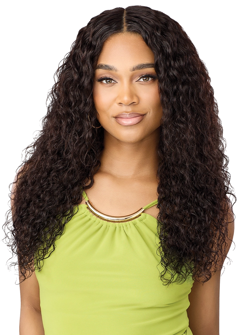 Outre Sugar Punch 13x5 Human Hair Lace Wig – Water Wave 22" QLHSP135WWWW22
