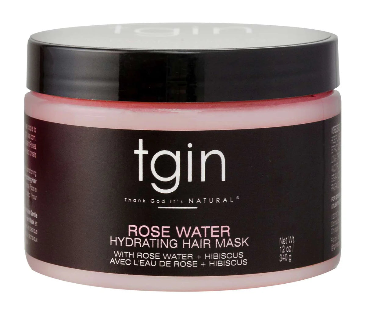 TGIN Rose Water Hydrating Hair Mask – 12 oz - Elevate Styles
