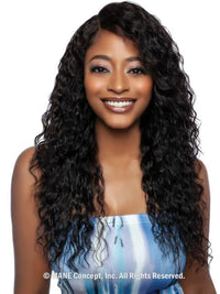 Thumbnail for Mane Concept Trill 11A HD Lace Front Wig Deep Wave 24