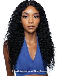 Thumbnail for Mane Concept Trill 11A HD Lace Front Wig Jerry Curl 24