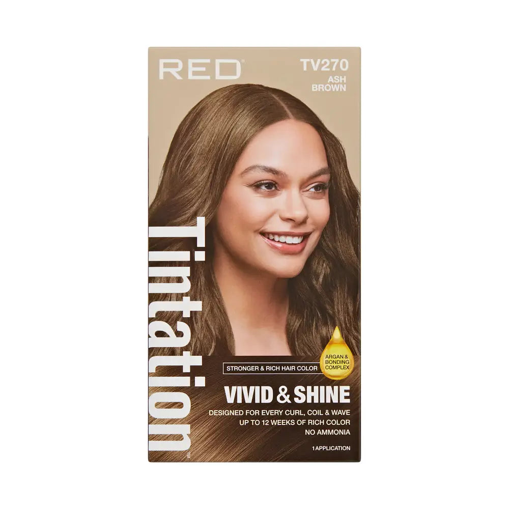 Red Tintation Vivid and Shine Hair Color TV270 Ash Brown - Elevate Styles