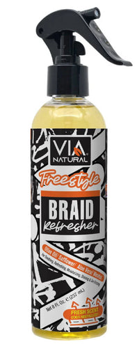 Thumbnail for VIA Natural Freestyle Braid Refresher Olive Oil Aloe Vera 8 oz - Elevate Styles