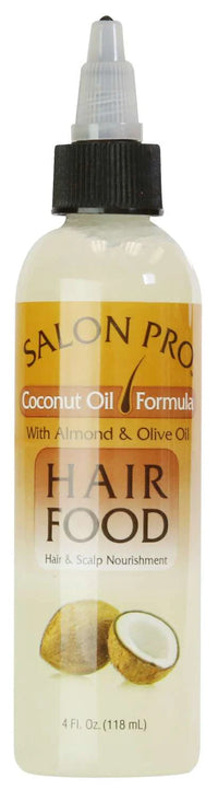 Thumbnail for Salon Pro Coconut Oil Formula Hair Food With Almond & Olive Oil 4 Fl. Oz. - Elevate Styles