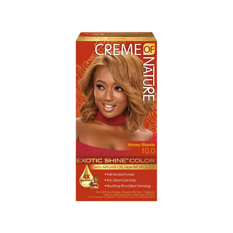Creme of Nature Exotic Shine™ Color – Honey Blonde 10.0 - Elevate Styles