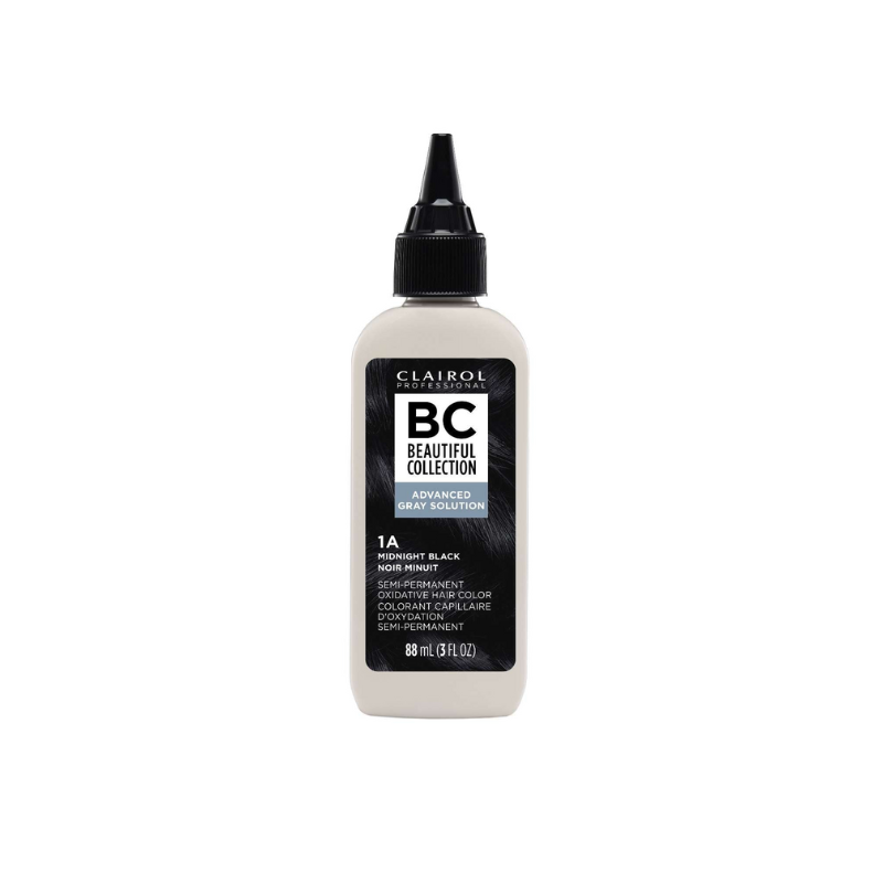 Clairol Beautiful Collection Advanced Gray Solutions 1A Midnight Black – 3 oz - Elevate Styles