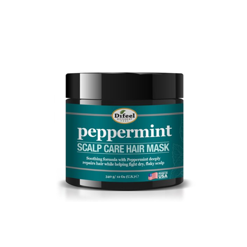 Difeel Peppermint Scalp Care Hair Mask – 12 oz - Elevate Styles