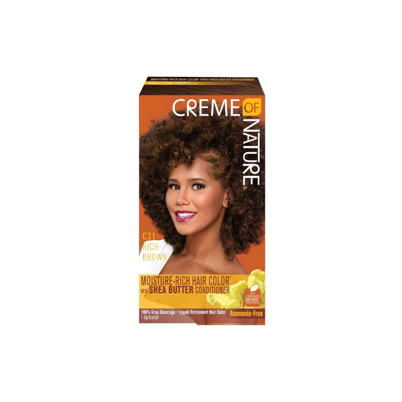 Creme of Nature LIQ Color #21 Rich Brown - Elevate Styles