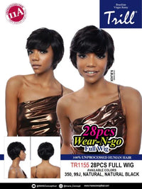 Thumbnail for Mane Concept 100% Unprocessed Human Hair Full Wig 11A 28PCS Wig TR1155 - Elevate Styles