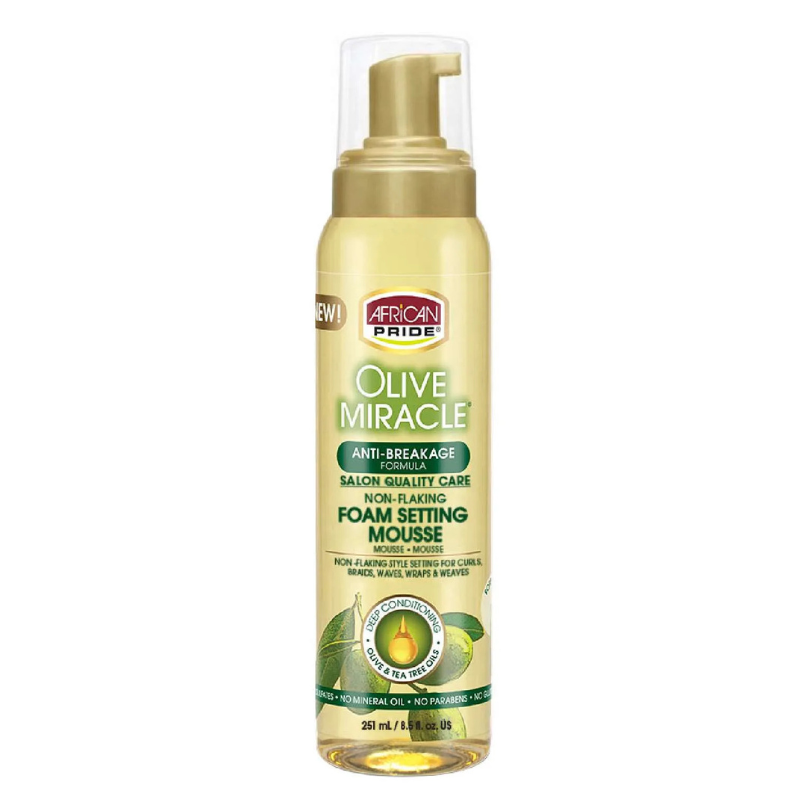 African Pride Foam Setting Mousse – 8.5 oz - Elevate Styles