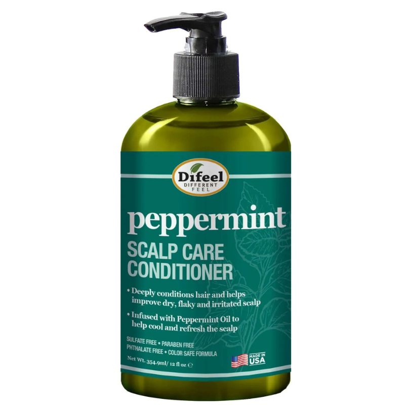 Difeel Peppermint Scalp Care Conditioner – 12 fl oz - Elevate Styles