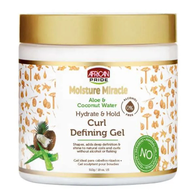 African Pride Moisture Miracle Curl Defining Gel – 18 oz - Elevate Styles