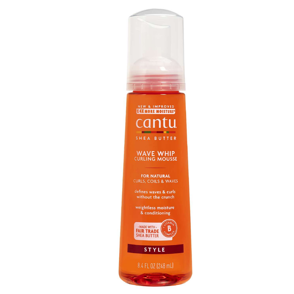 Cantu Shea Butter Wave Whip Curling Mousse – 8.4 FL OZ - Elevate Styles