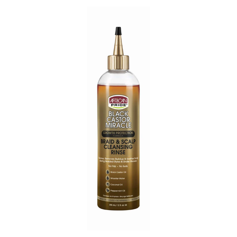 AFRICAN PRIDE BLK CASTOR BRAID CLEAN RINSE – 12 OZ - Elevate Styles