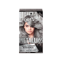 Thumbnail for Schwarzkopf got2b Metallics Permanent Hair Dye – Dusty Silver - M72 - Elevate Styles