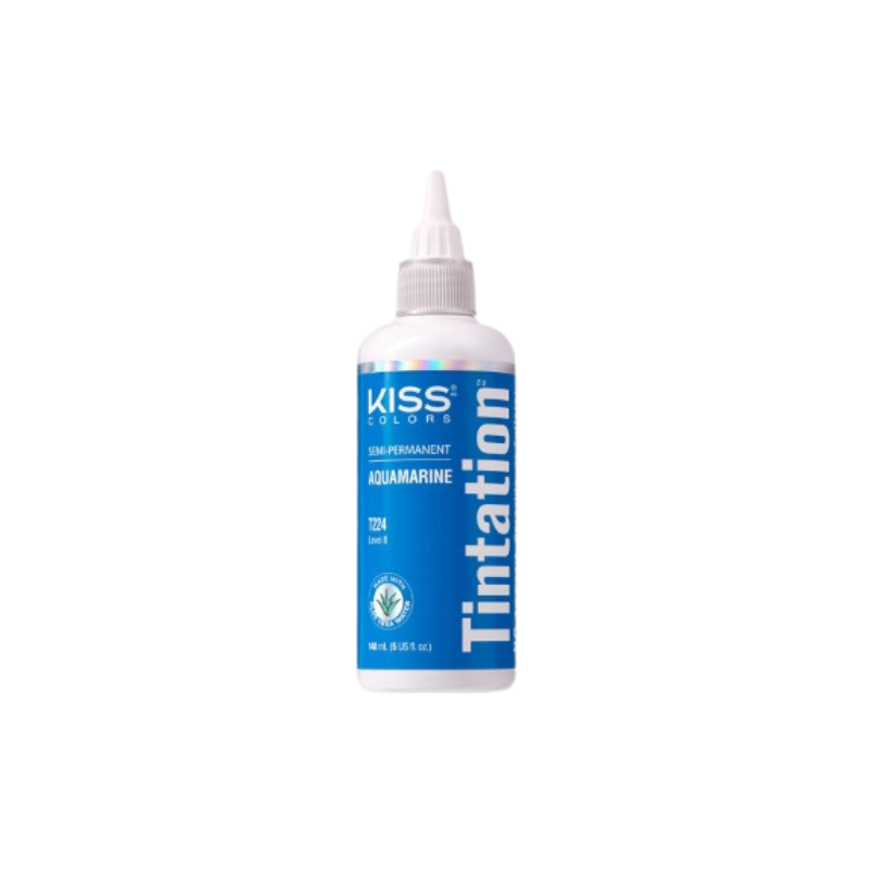 Kiss Colors Tintation Semi-Permanent Hair Dye – Aquamarine - 5 fl oz - Elevate Styles