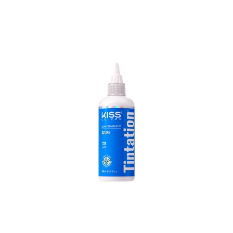 Kiss Colors Tintation Semi-Permanent Hair Dye Azure - 5 fl oz - Elevate Styles