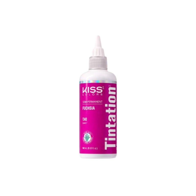 Kiss Colors Tintation Semi-Permanent Hair Dye Fuchsia - 5 oz - Elevate Styles