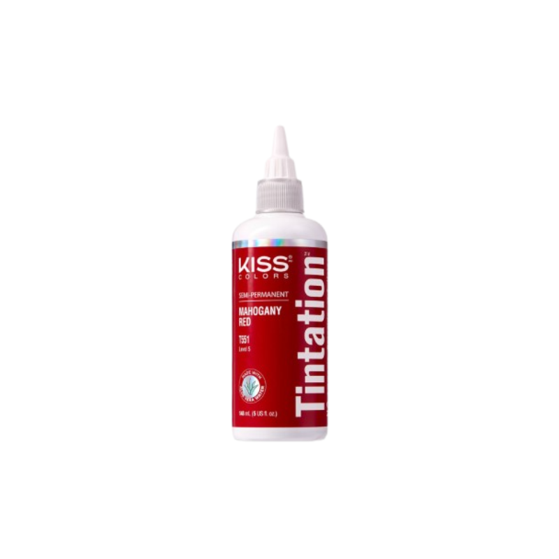 KISS Colors Semi-Permanent Tintation Mahogany Red – 5 oz - Elevate Styles