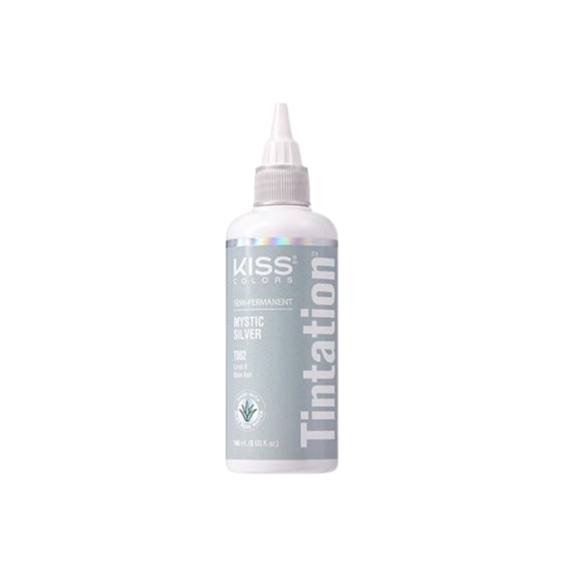 KISS Colors Semi-Permanent Tintation Mystic Silver – 5 oz - Elevate Styles