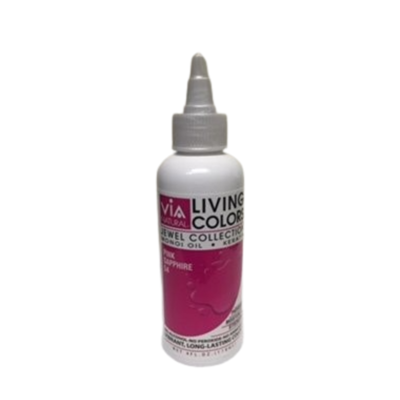 VIA Natural Living Colors Jewel Collection – Pink Sapphire – 4 oz - Elevate Styles