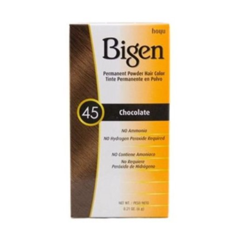 Bigen Permanent Powder Hair Color – Chocolate 45 – 0.21 - Elevate Styles