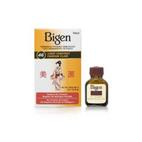 Thumbnail for Bigen Permanent Powder Hair Color – Light Chestnut 46 – 0.21 oz - Elevate Styles