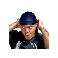 Thumbnail for Red by Kiss Power Wave Extreme Shine Silky Durag – Navy - Elevate Styles