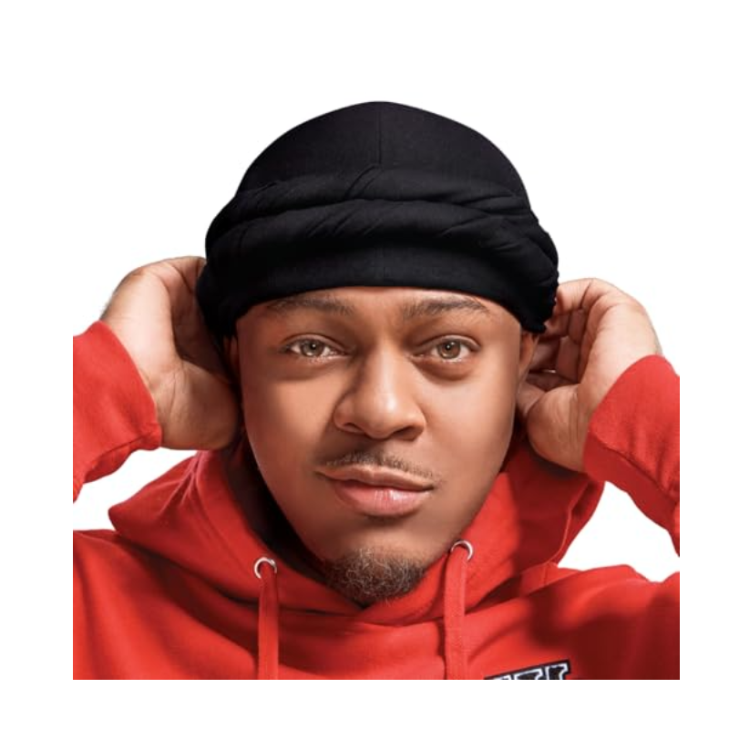 RED by Kiss Bow Wow X Satin-Lined Halo Turban – Black HD301 - Elevate Styles