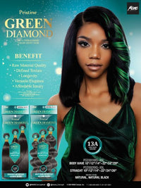 Thumbnail for Mane Concept Pristine Green Diamond 100% Human Hair - (PGD302XXS-XXL) Straight - Elevate Styles