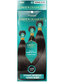 Thumbnail for Mane Concept Pristine Green Diamond 100% Human Hair - (PGD302XXS-XXL) Straight - Elevate Styles