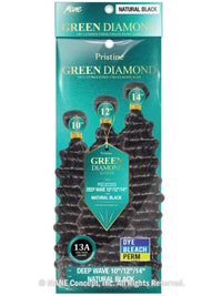 Thumbnail for Mane Concept Pristine Green Diamond 100% Human Hair - (PGD303XXS-XXL) Deep Wave - Elevate Styles