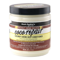 Thumbnail for Aunt Jackie’s Coco Repair Coconut Crème Deep Conditioner – 15 oz - Elevate Styles