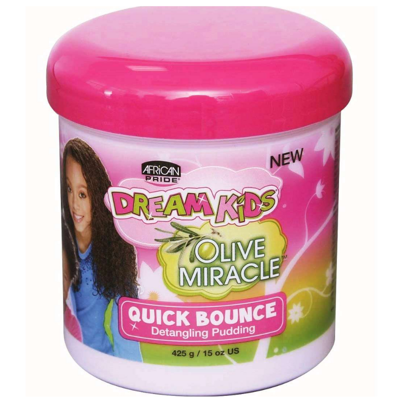 African Pride Dream Kids Olive Miracle Quick Bounce Detangling Pudding – 15 oz - Elevate Styles