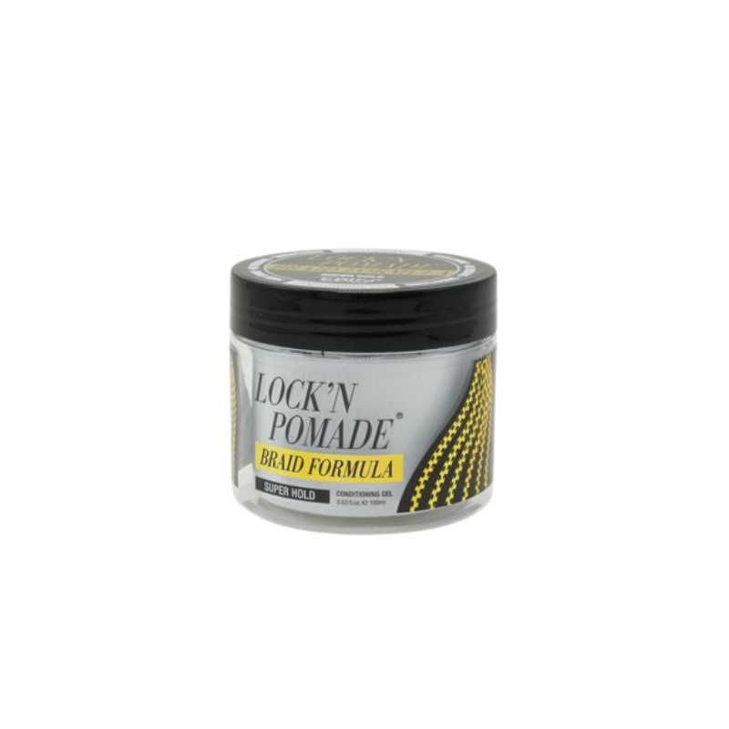 Lock'n Pomade Braid Formula Super Hold Conditioning Gel – 35.2 oz - Elevate Styles